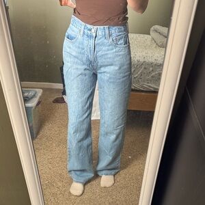 Denim Forum (Aritzia) Farrah High Rise Wide Jeans